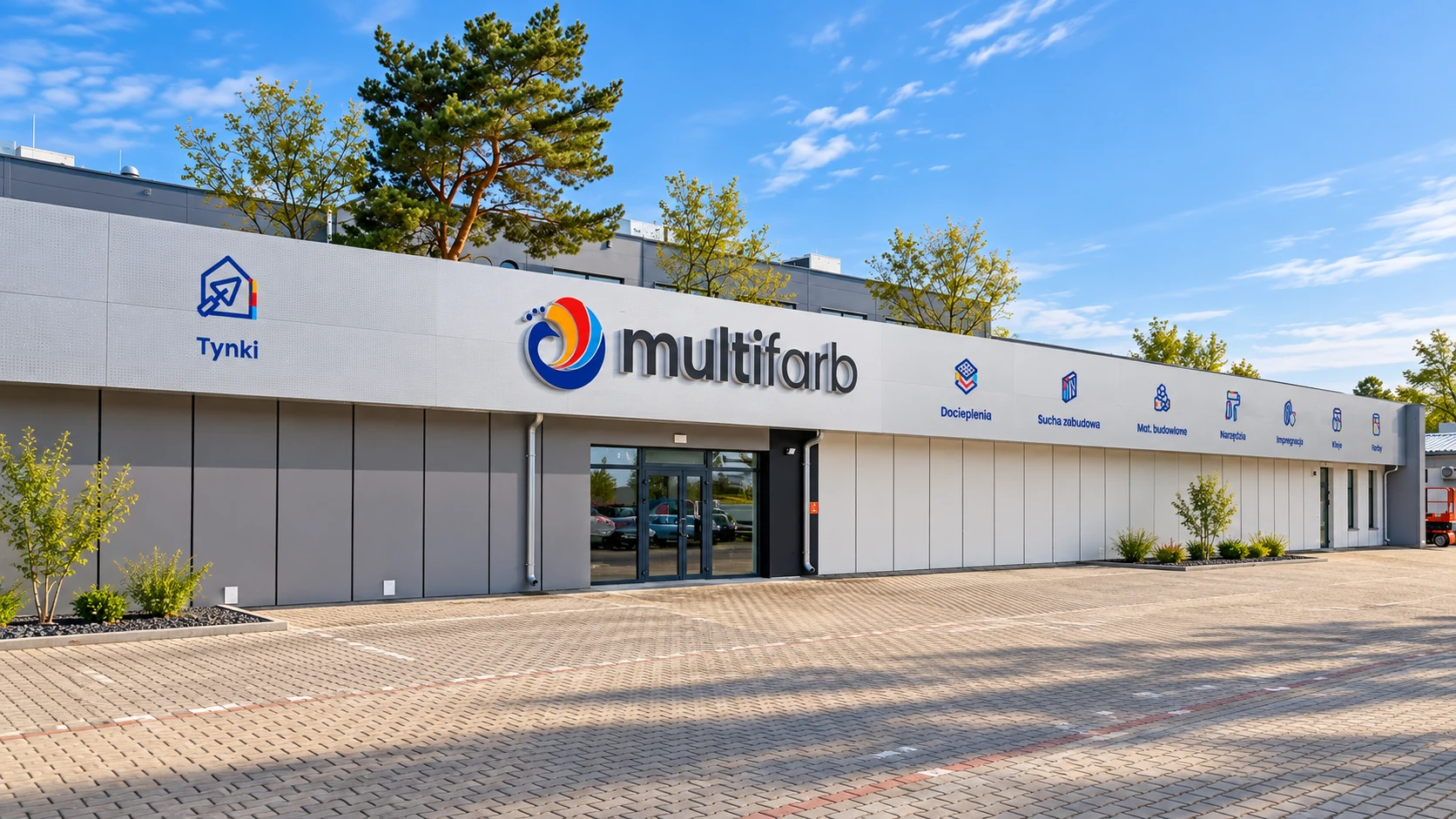 Budynek handlowy Multifarb w Stalowej Woli